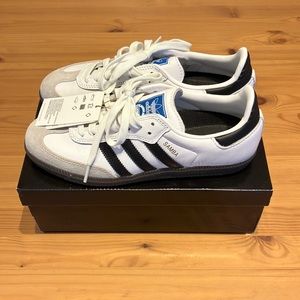 Adidas sambas white mens 6.5 womens 7.5
